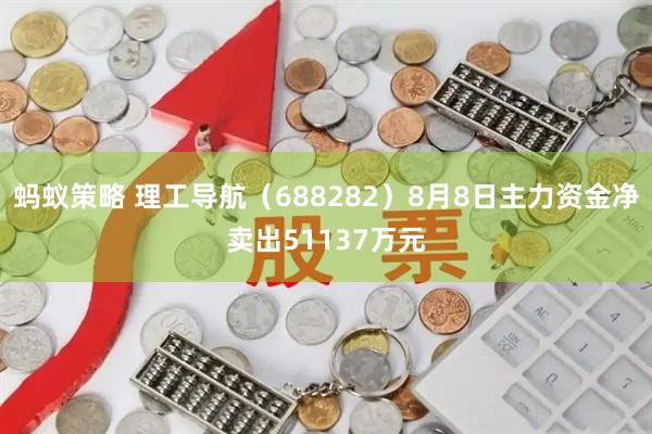 蚂蚁策略 理工导航（688282）8月8日主力资金净卖出51137万元